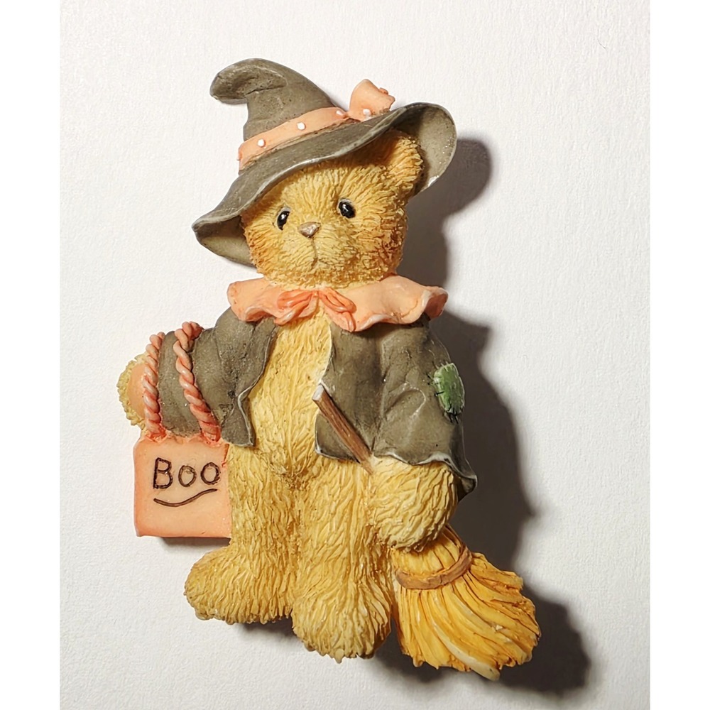 Vintage Cherished Teddies Halloween Gretel Witch Brooch Pin